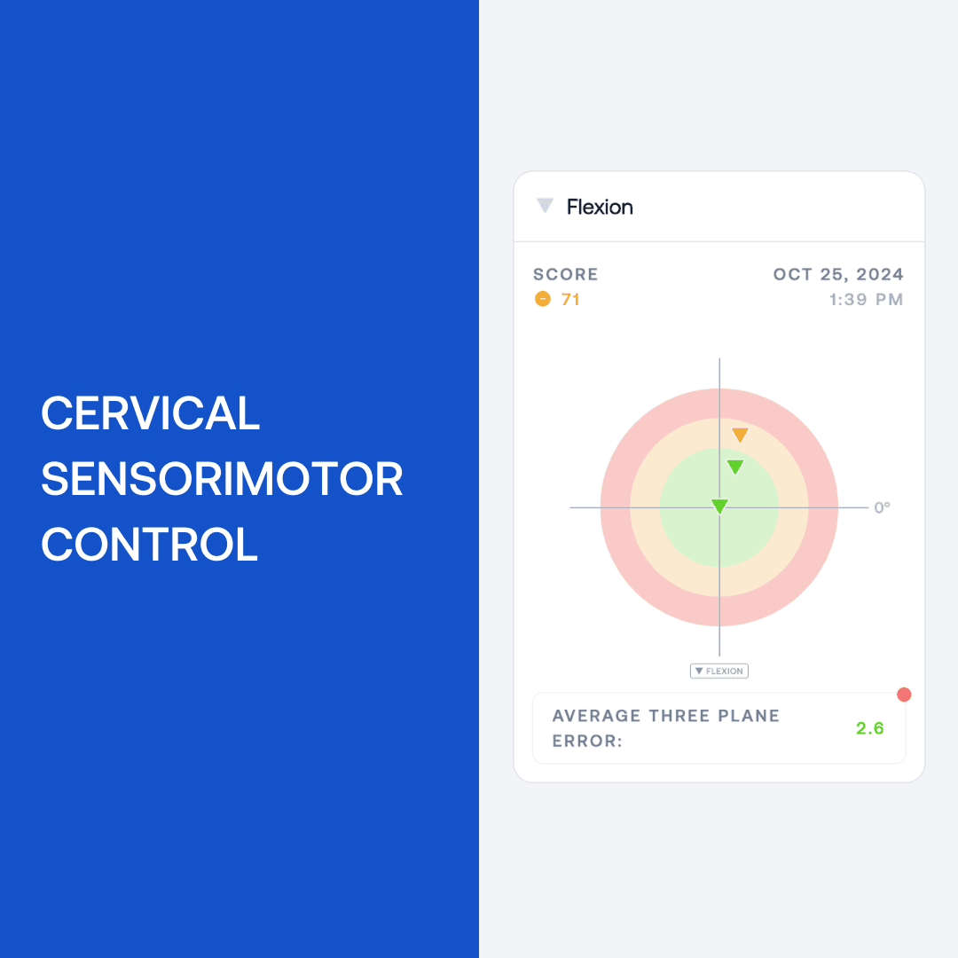 What is cervical sensorimotor control?